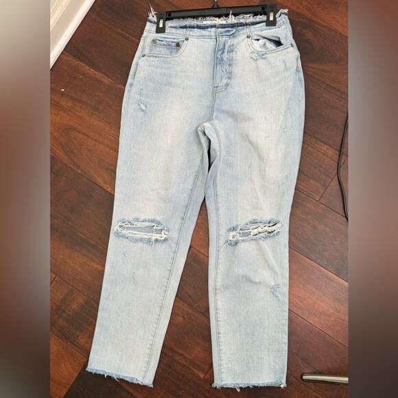 Pistola Acid Wash High Rise Distressed Jeans Destroyed Size 27 - Picture 8 of 12
